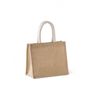 BOLSA TOTE DE JUTE MODELO MEDIANO